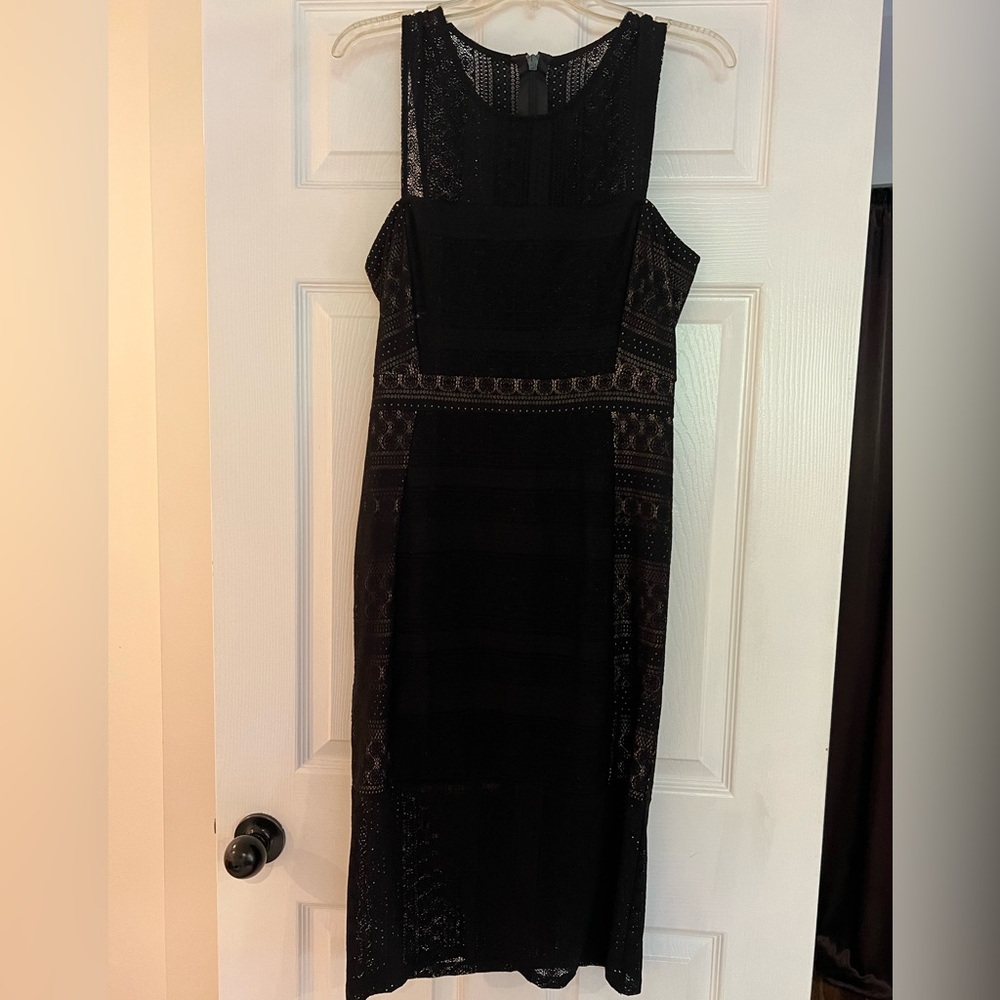 BCBGMaxAzria Strapless Black Dress